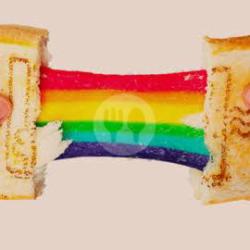 Roti Bakar Moza Pelangi