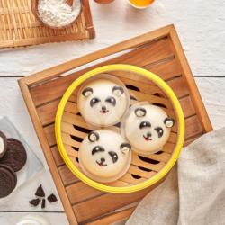 Bakpao Panda Isi Oreo (r) 3pcs