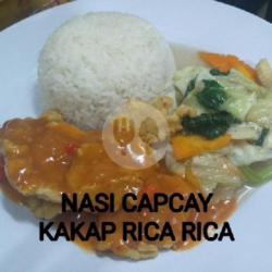 Nasi   Capcay   Filet Kakap Tepung