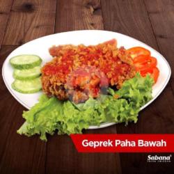 Ayam Geprek Paha Bawah