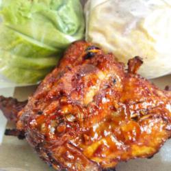 Paket Nasi Kuning Ayam Bakar Bumbu Rujak