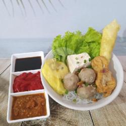 Bakso Spesial Campur Kuah Pedes/ori