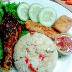 Nasi Liwet Teri Ayam Bakar