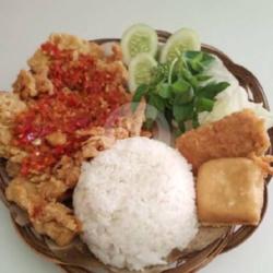 Paket Telur Penyet Tahu Tempe