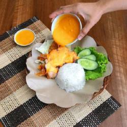 Paket Ayam Geprek Saus Keju