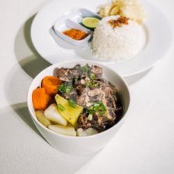 Paket Sop Buntut Reguler   Nasi (sop Buntut Kuah)