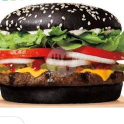 Chicken Black Burger With Cheese