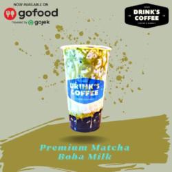 Premium Matcha Boba Milk