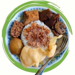 Nasi Uduk Tahu/tempe/kentang