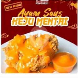 Ayam Goreng Crispy Dada   Saos Keju Mentai