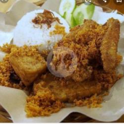 Nasi Pecel Ayam Kremes