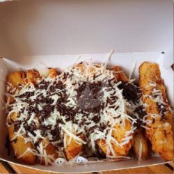 Pisang Goreng Krispy Keju Coklat