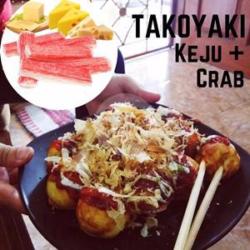 Takoyaki King Crab Stick   Keju