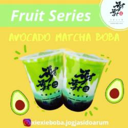 New ! Avocado Matcha Boba