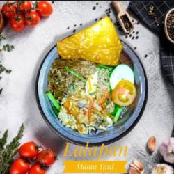 (ricebowl)paket Nikmat Bihun Goreng Pangsit Telor