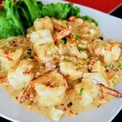 Udang Cah Telur Asin