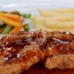 Paket Chicken Steak   Kentang / Nasi