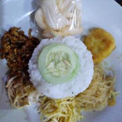 Nasi Uduk   Perkedel