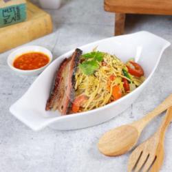 Spaghetti Oglio Olio Brisket