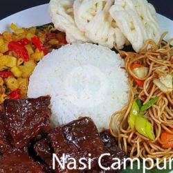 Nasi Campur   Daging