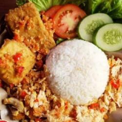 Nasi Aym Geprek Huuhaa Es Teh