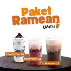 Red Velvet   Taro   Chocolate