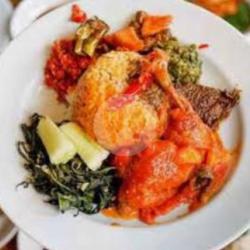 Nasi Ayam Balado   Telor Dadar   Sayur