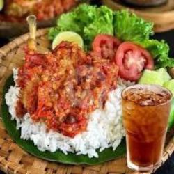 Paket Nasi   Kepala Penyet   Lalapan