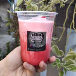 Hy Red Velvet Fresh Milk Cup