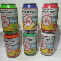 Larutan Cap Kaki Tiga Jambu Kaleng