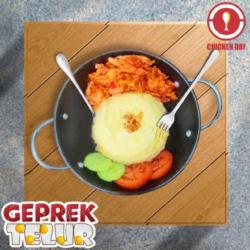 Geprek Telur (paha Atas/dada)