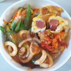 Ricebowl Omlet Sosis Cumi