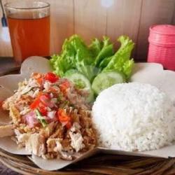 Nasi   Ayam Sambal Matah Potong Besar