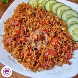 Nasi Goreng Sori ( Anchovy Sausage Fried Rice)