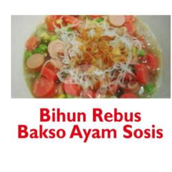 Bihun Rebus Bakso Ayam Sosis