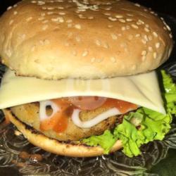 Chicken Burger Keju