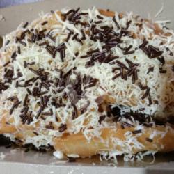 Pisang Toping Keju Susu   Coklat