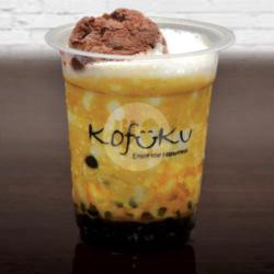 Brown Sugar Boba Milk With Ice Cream Coklat