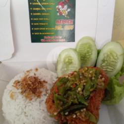 Ayam Geprek Crispy Sambel Ijo