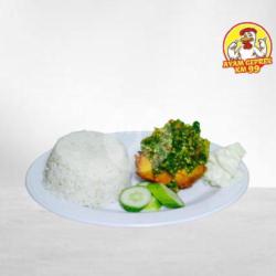 Paket Ayam Penyet Sambal Hijau