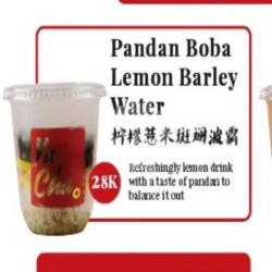 Pandan Boba Lemon Barley Water