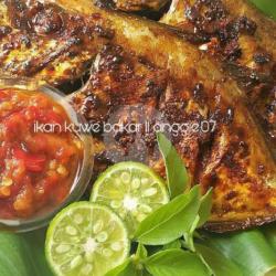 Ikan Kuek Bakar   Nasi