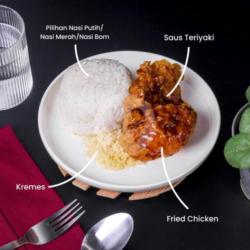 Nasi Fried Chicken Saus Teriyaki