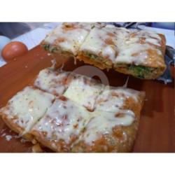 Martabak Telur Bebek Mozzarella Biasa Daging Ayam