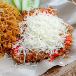 Indomie Goreng Ayam Geprek Dada   Keju