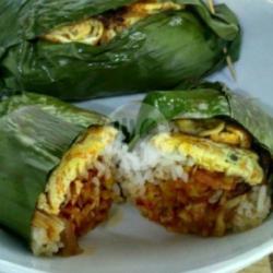 Nasi Bakar Telur Dadar