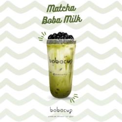 Matcha Boba Milk (l)