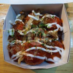 Takoyaki Isi 7 Pcs Pilihan Topping : Gurita, Beef, Crab Atau Mixed.