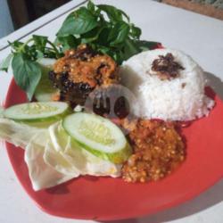 Iga Bakar Madu Penyet   Nasi