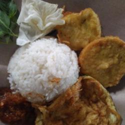 Nasi Telur Tempe Tahu Lalapan Sambal10